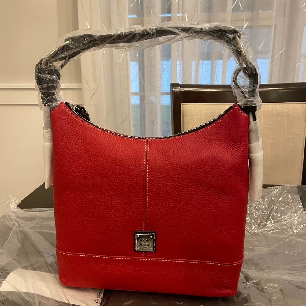 NEW Dooney & Bourke Vibrant Red Shoulder Bag